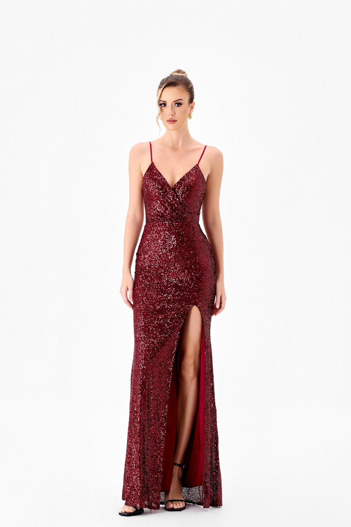 Drew High Split Gown