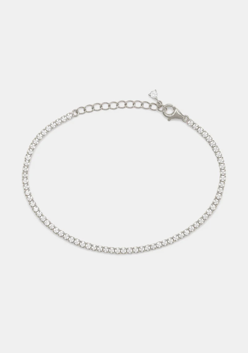 Palais Fine Tennis Bracelet - Silver - Jewellery - Saint Valentine