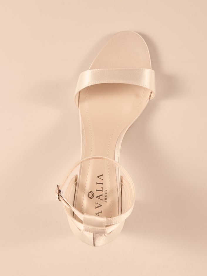Tina Satin Bridal Heel - Shoes - Bianco Evento