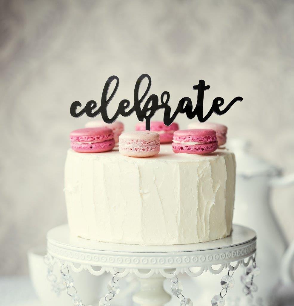 CELEBRATE Cake Topper - Giftware - Honey Fawn Boutique
