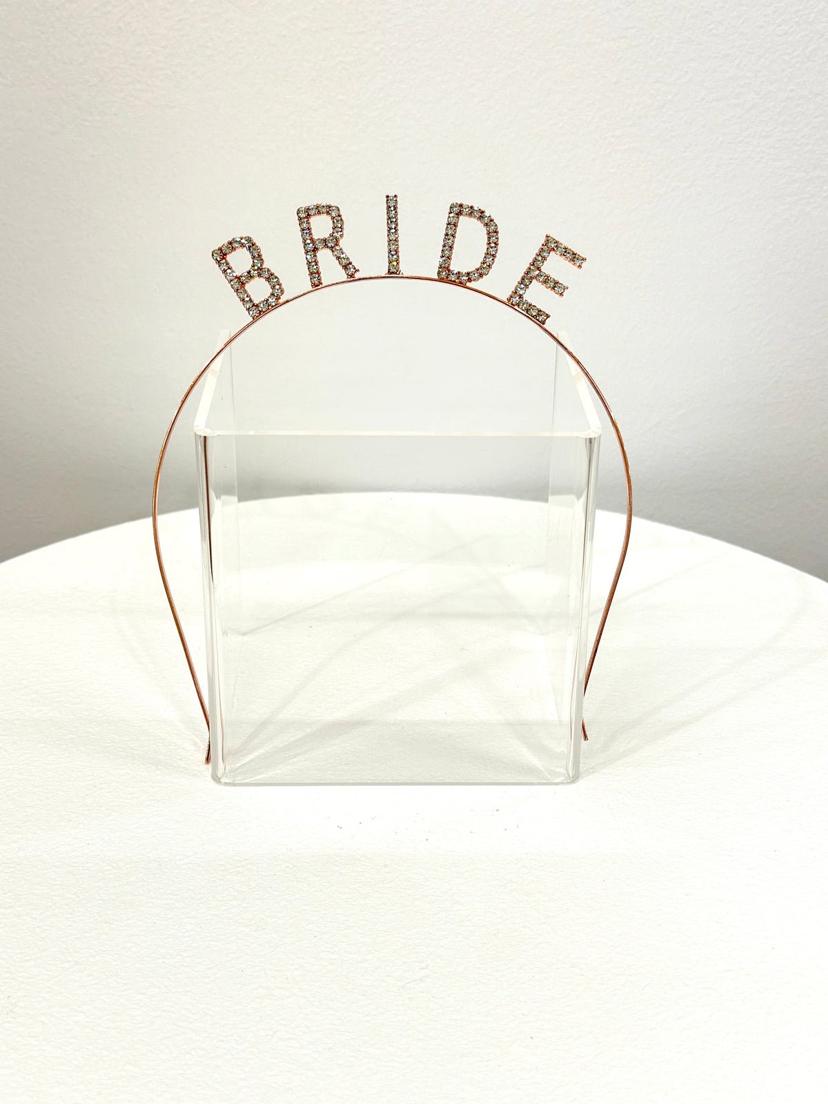 Bride Rhinestone Headband - Rose Gold - Giftware - Honey Fawn