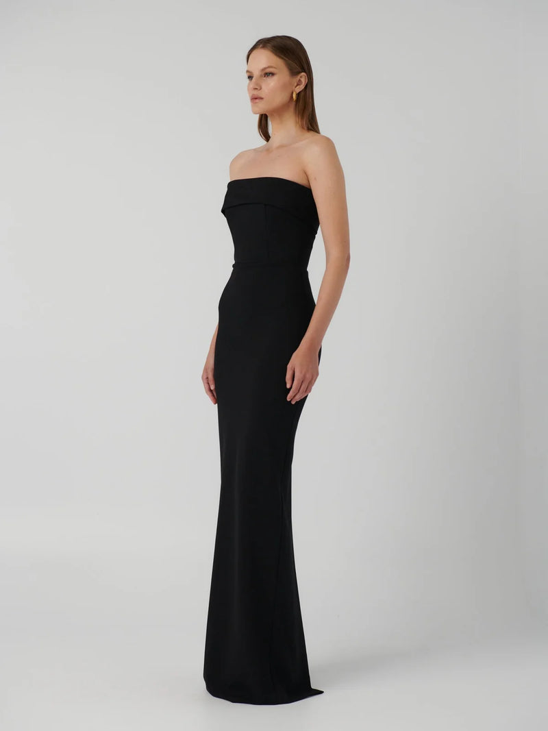 Monroe Gown Black - Dress - Effie Kats