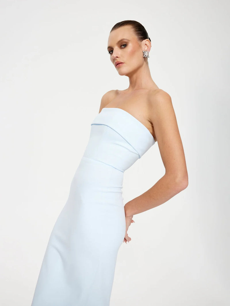 Monroe Gown Ice Blue - Dress - Effie Kats