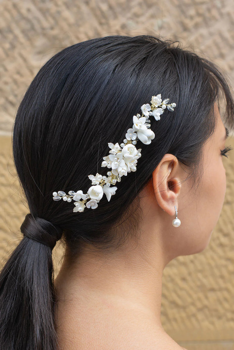 Charmaine Floral Vine Clip - Jewellery - Windsor Bridal Jewellery